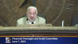 Financial Oversight & Audit Committee   6/7/2023