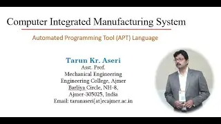 APT Programming for CNC Mill with Example