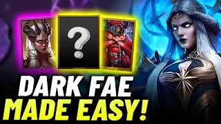 How to Easily Farm THE DARK FAE! (Mostly F2P Friendly Team & Builds) - Raid Shadow Legends Guide