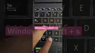screenshot shortcut key laptop/pc  
