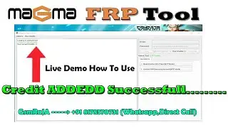 How To Add Magma Credit In Account Esay Way | Samsung Magma FRP Tool Reset One Click | GsmRaJA