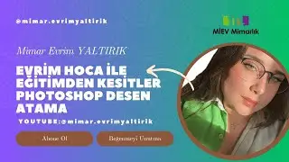 EVRİM HOCA İLE EĞİTİMDEN KESİTLER PART 1  ''PHOTOSHOP DESEN ATAMA''  #yqarch #photoshop #architect