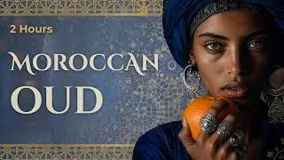 🍊 2 Hours Moroccan Oud Music | Chefchaouen Night Ambience | Lo Fi Folk & Darbouka