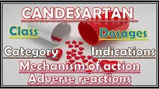 CANDESARTAN CILEXETIL CLASS AND CATEGORY INDICATIONS AND DOSAGES MECHANISM OF ACTION ADVERSE