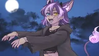 Happy Halloween! Franken-Kaeril Art Process Timelapse
