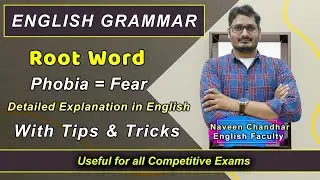 How to Use Root Words in English Vocabulary _ Phobia (Fear) _ All Competitive Exams