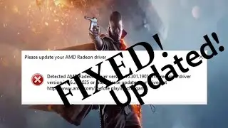 Battlefield 1 AMD Driver Issues 16.20.1025 Fixed (Updated April 2018)