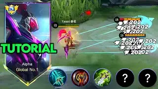 GLOBAL ALPHA GUIDE TO RANK UP FASTER IN 2024👍(try this recommended build and emblem)