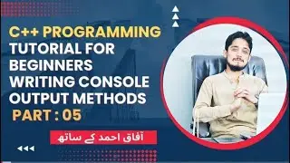 C++ Programming Tutorial for Beginners - Part 5 | Writing console output methods| Staso Institute