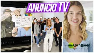 VLOG - GRABO MI PRIMER ANUNCIO PARA LA TELEVISIÓN ✨🎬 Natalia Osona