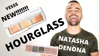 HOURGLASS AMBIENT METALLIC LIGHTING PALLET and NATASHA DENONA RETRO PALLET REVIEW and COMPARE
