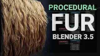 How to Make Procedural Fur in Blender Geometry Nodes