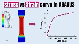 How to get STRESS-STRAIN curve in ABAQUS using 3 Approaches