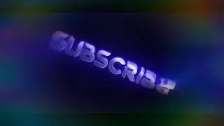 Like Comment Subscribe 3d Intro