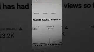 Thanks for the 1 million views👍