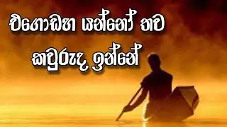 එගොඩ හා යන්නෝ තව කවුරුදු ඉන්නේ? @weemansana