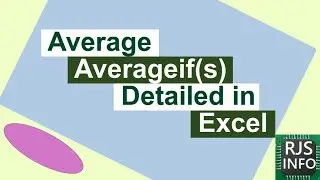 Average in excel formula | how to use averageif & averageifs function