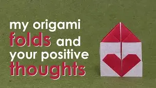 My origami folds, your positive thoughts #stayhome #withme