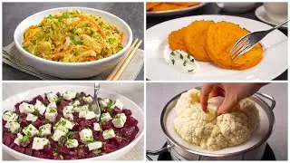 4 полезных БЛЮДА ИЗ ОВОЩЕЙ - приготовить просто, получится вкусно! Рецепты от Всегда Вкусно!