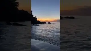 ЗАКАТ НА МОРЕ. ПЛЯЖ КАТА НОЙ, ПХУКЕТ, ТАИЛАНД 2023.
