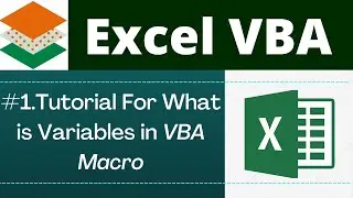 Use of Variables in VBA Macro | Excel VBA - Variable Usage in Hindi