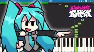 Friday Night Funkin' - Hatsune Miku - Popipo Piano Tutorial
