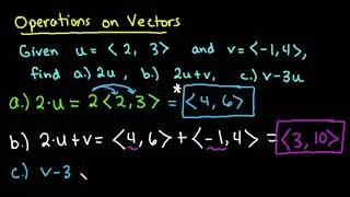 Operations on Vectors
