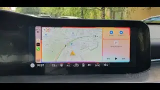 Navigation in the 2023 Kia K5 from China with Baidu CarLife, CarPlay activation, Yandex Navigator...