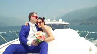 Wedding on Garda Lake with boat - Isola del Garda