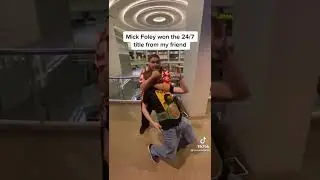 Mick Foley chokes out fan for 24/7 title
