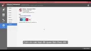 Cài đặt Ccleaner 5.10.5373 & Crack