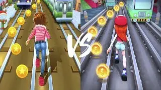 Gameplay Comparison | Subway Princess Runner VS Bus Rush 2