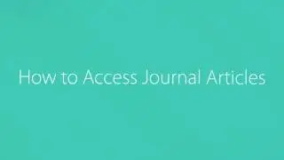 How to Access Journal Articles - SpringerOpen
