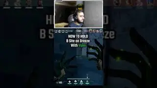 #shorts How To Hold B Site On Breeze w/ Viper in Valorant