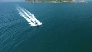Остров Моторная Лодка Море · Бесплатное видео