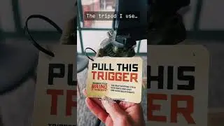 The tripod I use. The trigger stick.