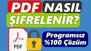 PDF Nasıl şifrelenir ?
