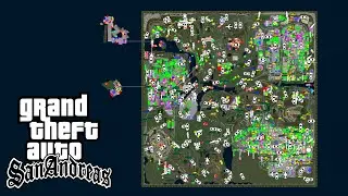 Интерактивная карта сервера GTA SAN ANDREAS (TOP GTA MTA DAYZ)