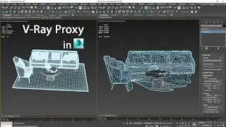 How to Create V-ray proxy in 3dsmax