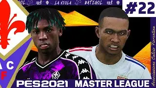 A EUROPEAN SEMI-FINAL! PES 2021 Fiorentina Master League | Full Manual Gameplay | #22