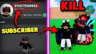 I Joined My Subscribers Game, And KILLED Them In Blox Fruits!