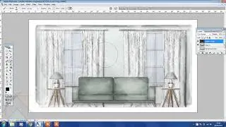 How To Render a SketchUp Elevation using Photoshop