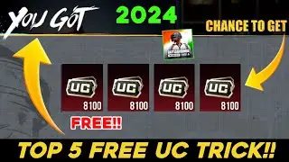 🔴TOP 5 TRICK TO GET FREE UC IN BGMI 😱 BGMI FREE UC TRICK 🔥