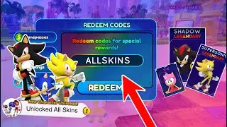 *NEW* CODE FOR ALL SKINS IN SONIC SPEED SIMULATOR!? (Exclusive Bundle!)