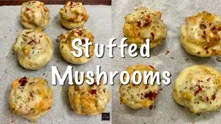 Stuffed mushrooms || Cheesy mushrooms || mushroom recipes || evening snacks