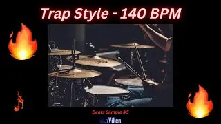 Trap Type Beat 140 BPM | 'Beats Sample #5' Chill Drums Instrumental Freestyle | Hip Hop