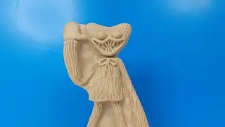 Лепим Мини Хагги Вагги из скульптурного пластилина / статуэтка персонажа игры Poppy Playtime