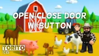 Door with Open and Close Buttons in Roblox Studio | 1 Minute Roblox