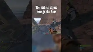 Rust - The rockets clipped through the floor
