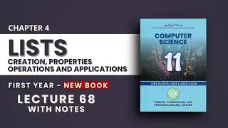 4.1 Lists in Python | Creation, Properties, Operations & Applications | Class 11 Computer Science